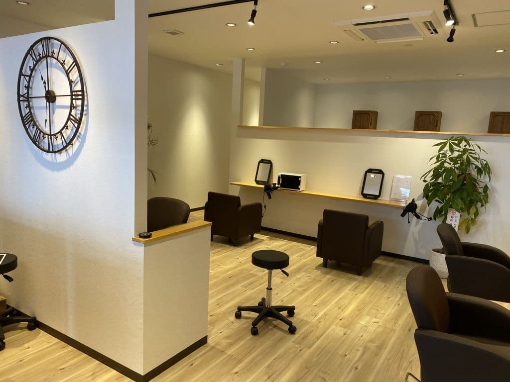 コスタヘアー名取店 店内の様子