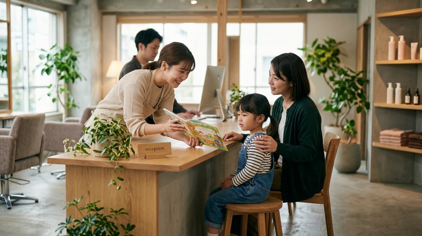 子供が美容室を嫌がるときの対処法 のメインビジュアル